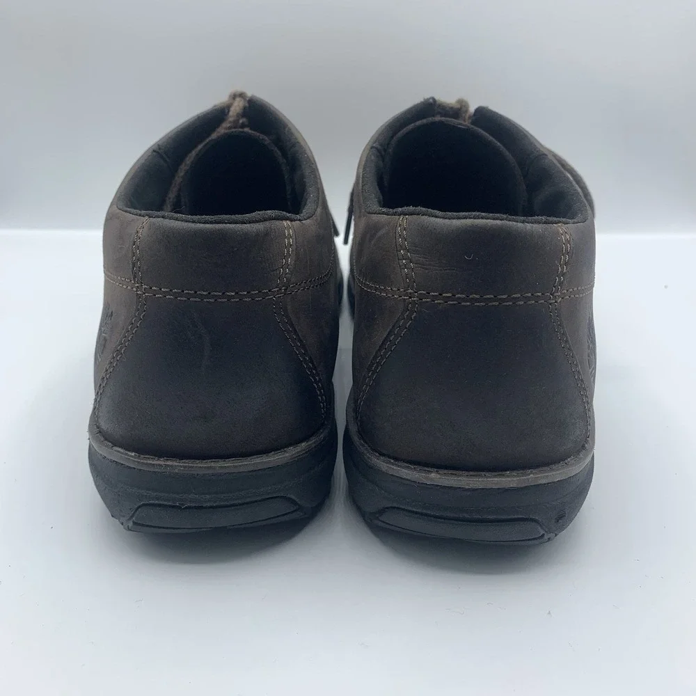 Timberland Ortholite Dark Brown Leather Lace Up Dress Shoes A14F4 Men Size 11